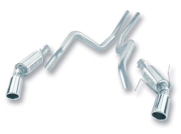 Borla 05-09 Ford Mustang GT Dual Exhaust, premium performance car parts from DTX Performance, ideal for tuning and exhaust upgrades.