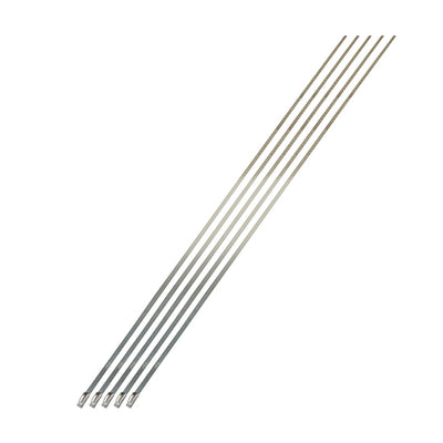 DEI Stainless Steel Locking Tie 14in - 5 per pack for performance car parts