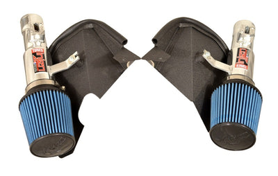 Injen 13 Infiniti FX37 3.7L V6 Twin Polished Short Ram Intake w/MR Tech for enhanced engine performance.