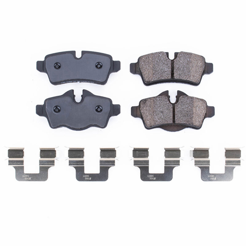 Power Stop 07-15 Mini Cooper Rear Z17 Evolution Ceramic Brake Pads w/Hardware - DTX Performance