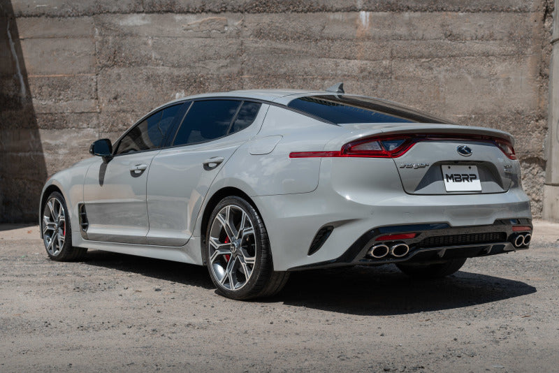 MBRP 2018+ Kia Stinger 3.3L RWD/AWD 2.5in Cat Back Dual Rear Exit w/o Tips - DTX Performance