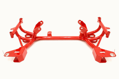 Red BMR 98-02 4th Gen F-Body K-Member w/ Turbo LS1 Motor Mounts, performance car parts from veteran owned shop DTX Performance.