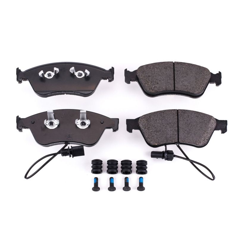 Power Stop 09-11 Audi A6 Quattro Front Z17 Evolution Ceramic Brake Pads w/Hardware - DTX Performance