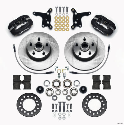 Wilwood Forged Dynalite Front Kit 11.28in for Ford 1954-1956, premium brake upgrade by veteran-owned shop.