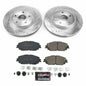 Power Stop 2019 Toyota Avalon Front Z23 Evolution Sport Brake Kit with rotors and pads for high performance car parts at DTX Performance