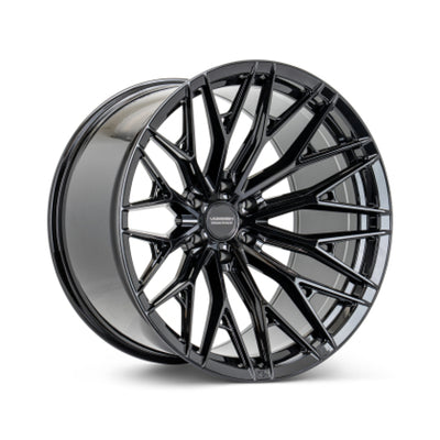 Vossen HFX-6 - 22x12 - 8x180 - ET-44 - Ultra Deep Face - 124.3 - Gloss Black Wheel