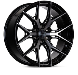 Vossen HF6-4 20x9 / 6x139.7 BP / ET18 / 106.1 CB - Tinted Gloss Black performance car wheel by DTX Performance