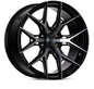 Vossen HF6-4 20x9 / 6x139.7 BP / ET18 / 106.1 CB - Tinted Gloss Black performance car wheel by DTX Performance