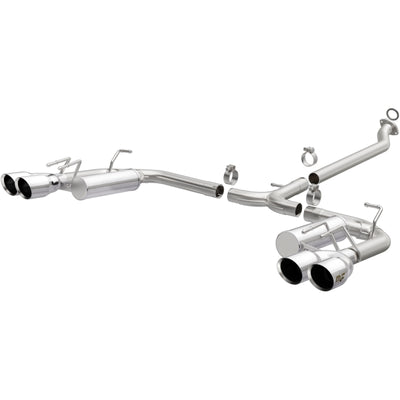 MagnaFlow 18-19 Toyota Camry XSE 2.5L Street Series Cat-Back Exhaust with 4in Polished Quad Tips, performance car parts, DTX Performance.