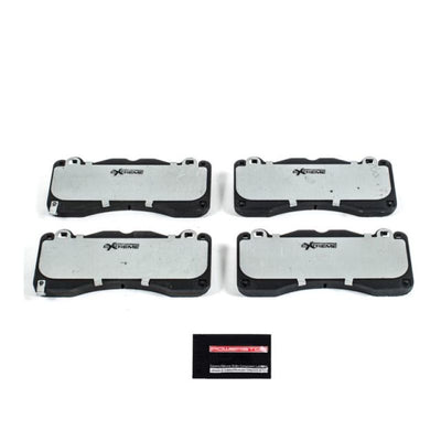 Power Stop 15-19 Ford Mustang Front Z26 Extreme Street Brake Pads w/Hardware high performance brakes DTX Performance parts