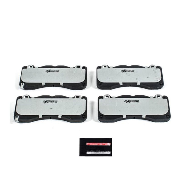 Power Stop 15-19 Ford Mustang Front Z26 Extreme Street Brake Pads w/Hardware high performance brakes DTX Performance parts