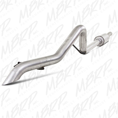 MBRP 2007-2009 Jeep Wrangler (JK) 3.8L V6 4 dr Off-Road Tail Pipe Muffler before Axle - Performance Car Parts