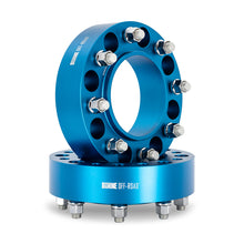 Load image into Gallery viewer, Mishimoto Borne Off-Road Wheel Spacers 8x180 124.1 50 M14 Blue - DTX Performance