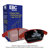 EBC 13+ Mercedes-Benz CLA250 2.0 Turbo Redstuff Rear Brake Pads