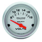 Autometer Ultra-Lite 52mm Short Sweep Electronice Voltage Gauge for performance car parts at DTX Performance