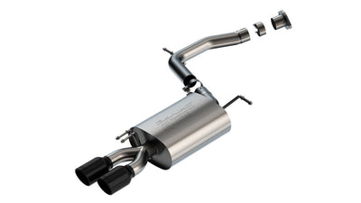 Borla 20-22 Hyundai Palisade/2023 Kia Telluride 3.8L V6 S-Type Axle-Back Exhaust w/ Black Chrome Tip, performance car parts