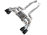 AWE Tuning 20-25 BMW X3 M/M Comp (F97) AWD SwitchPath Axle-Back Exhaust - Diamond Black Tips