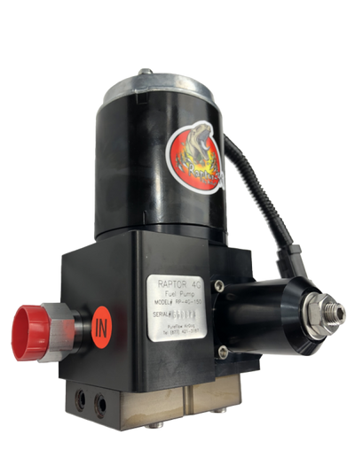 PureFlow Raptor VP-100gph Universal Fuel Pump by DTX Performance, ideal for performance upgrades and high performance auto parts enthusiasts.