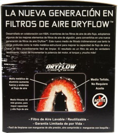 AEM 3.25 in DRY Flow Short Neck 5 in Element Filter for performance car parts at DTX Performance