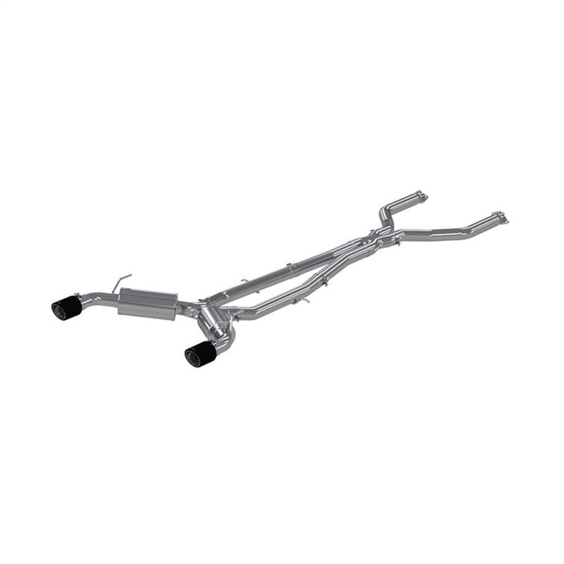 MBRP 16-19 Infiniti Q50 3.0L FWD/AWD 3in Cat Back w/ 4.5in OD Carbon Fiber Tips - T304 exhaust system for performance upgrades