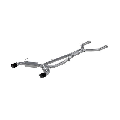 MBRP 16-19 Infiniti Q50 3.0L FWD/AWD 3in Cat Back w/ 4.5in OD Carbon Fiber Tips - T304 exhaust system for performance upgrades