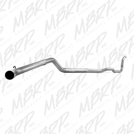 MBRP 88-93 Dodge 2500/3500 Cummins 4WD Turbo Back Single Side Exit No Muffler PLM Series Exhaust for performance upgrades