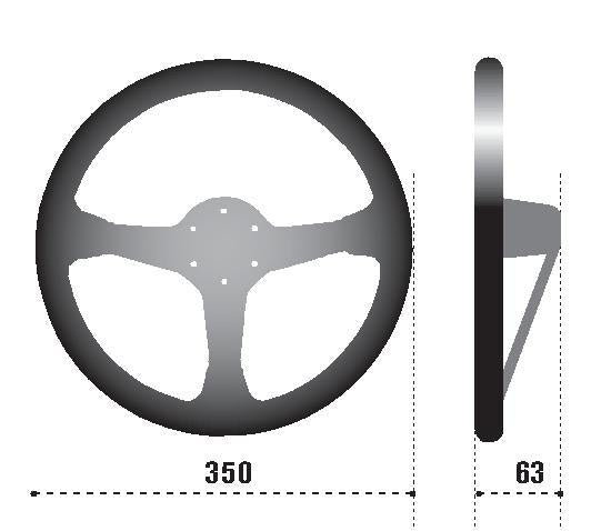 Sparco Steering Wheel L575 Monza Suede for performance car upgrades at DTX Performance.