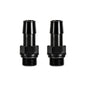 Mishimoto 16X1.5 TO 1/2in. Hose Barb Aluminum Fittings (Pack of 2) - DTX Performance high performance auto parts