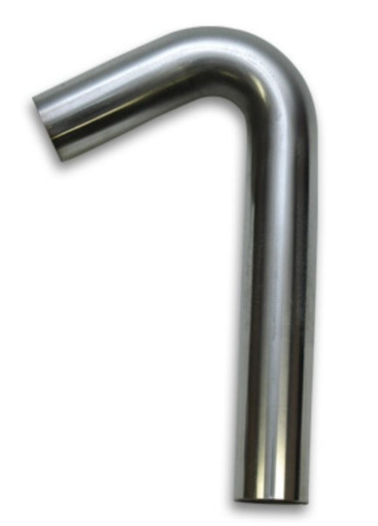 Vibrant 3.5in OD x 3in CLR 304 Stainless Steel Tubing 120 Degree Mandrel Bend for high performance exhaust systems