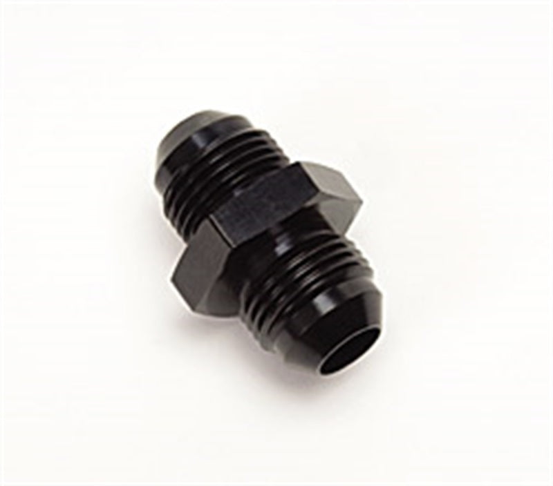Russell Performance -6 AN Flare Union (Black) for high performance auto parts and tuning upgrades available at veteran owned DTX Performance shop.