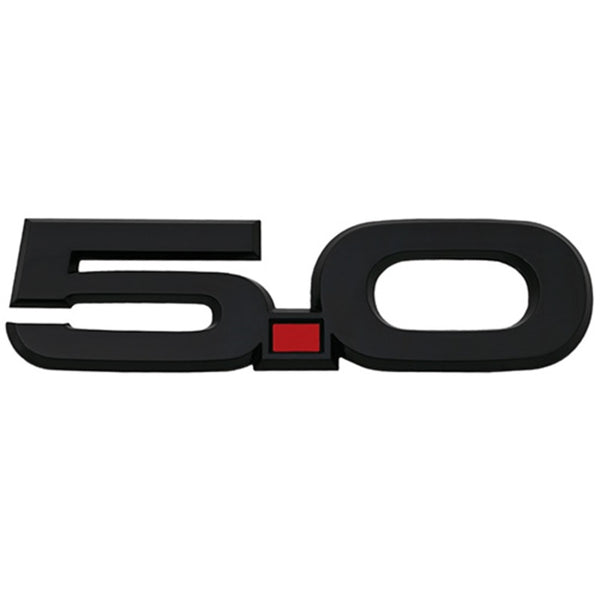 Ford Racing 15-17 Ford Mustang 5.0L Fender Emblem Black, performance car parts, DTX Performance, veteran owned performance shop