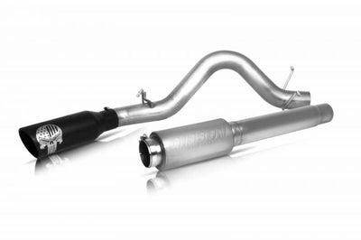 Gibson 07-19 Toyota Tundra SR5 5.7L 4in Patriot Skull Single Exhaust - Stainless, performance exhaust system, DTX Performance