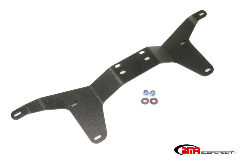 BMR 05-14 S197 Mustang Rear Driveshaft Tunnel Brace - Black Hammertone - DTX Performance