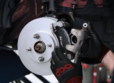 Installing DBA 12-21 Subaru BRZ En-Shield Standard Rear Brake Rotor for high performance braking.