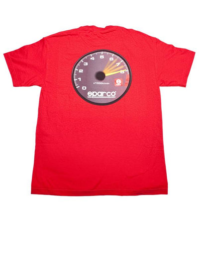 Sparco T-Shirt Tach Blk Xlrg for car enthusiasts; perfect for DTX Performance tuning; aftermarket parts style.