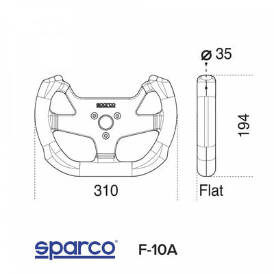 Sparco F10A Suede Black Steering Wheel from DTX Performance, ideal for high performance auto parts and racing enthusiasts.