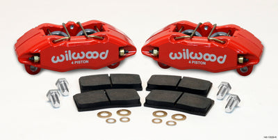 Wilwood DPHA Front Caliper & Pad Kit Red Honda/Acura w/ 262mm OE Rotor, quality brake upgrades from DTX Performance.