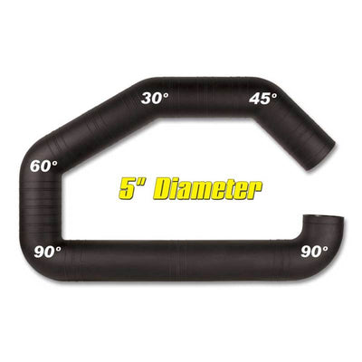 Airaid U-Build-It - 5in Intake Tube set, performance car parts for custom air intake system, veteran owned performance shop, DTX Performance