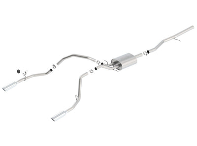 Borla 14 Silv/Sierra 1500 5.3L AT/MT Crew Cab STD Bed ATAK Cat-Back Exhaust for high performance car tuning and exhaust systems.