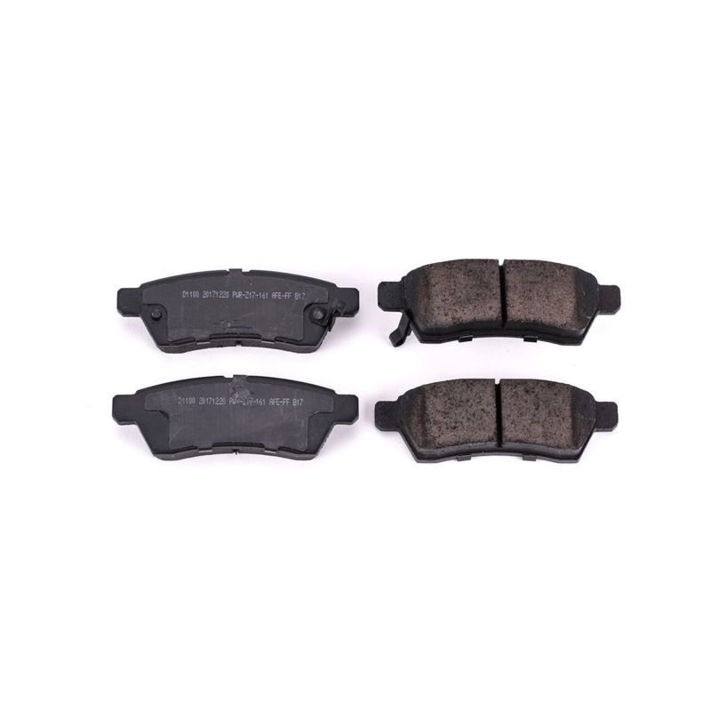 Power Stop 05-19 Nissan Frontier Rear Z16 Evolution Ceramic Brake Pads - DTX Performance