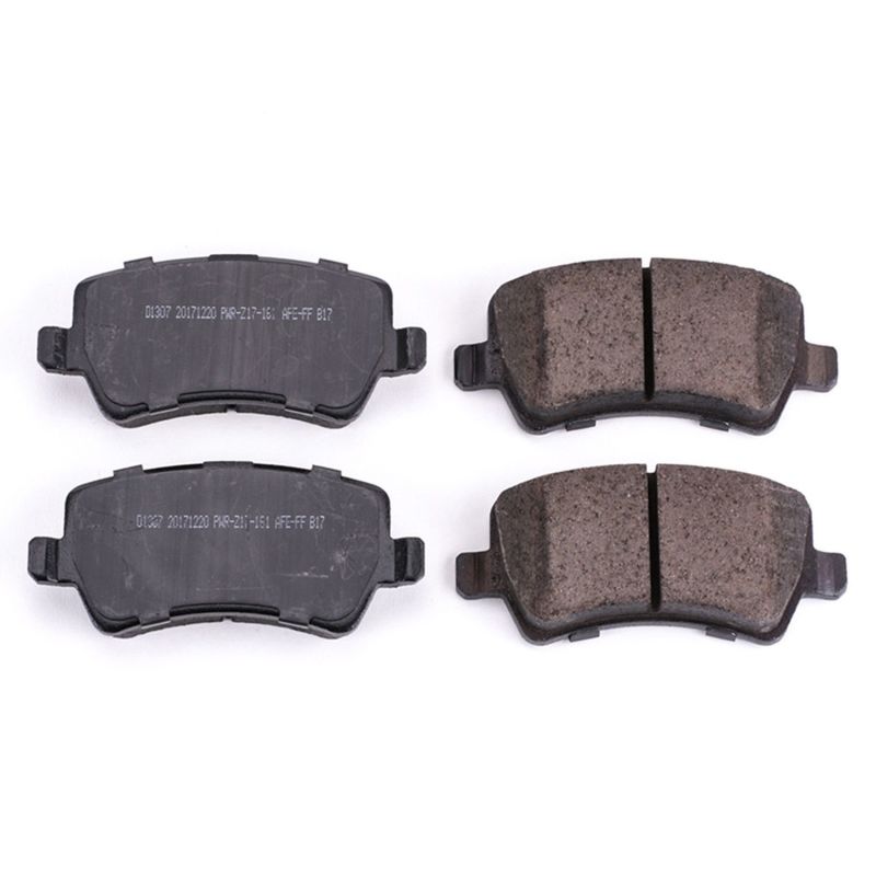 Power Stop 13-15 Land Rover LR2 Rear Z16 Evolution Ceramic Brake Pads - DTX Performance