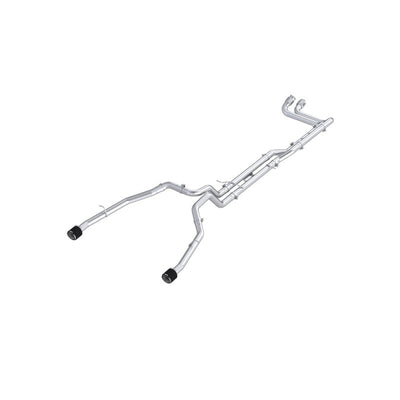 MBRP 2025 RAM RHO 3in Dual Split Rear Cat Back w/ Carbon Fiber Tips - T304 exhaust system for performance upgrades