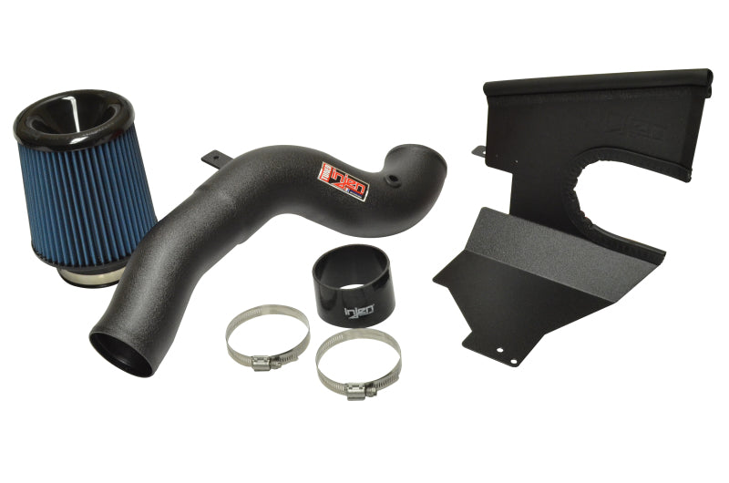 Injen16-18 Ford Focus RS Wrinkle Black Cold Air Intake - DTX Performance