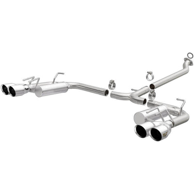 MagnaFlow 18-19 Toyota Camry XSE 2.5L Street Series Cat-Back Exhaust w/4in Polished Quad Tips, performance car part.