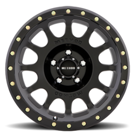 Method MR305 NV 18x9 0mm Offset 5x150 116.5mm CB Matte Black Street Loc Wheel