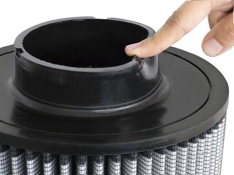 aFe Magnum FLOW Universal Air Filter w/ Pro DRY S Media 4 F x 8-1/2in B x 8-1/2in T x 11in H - DTX Performance