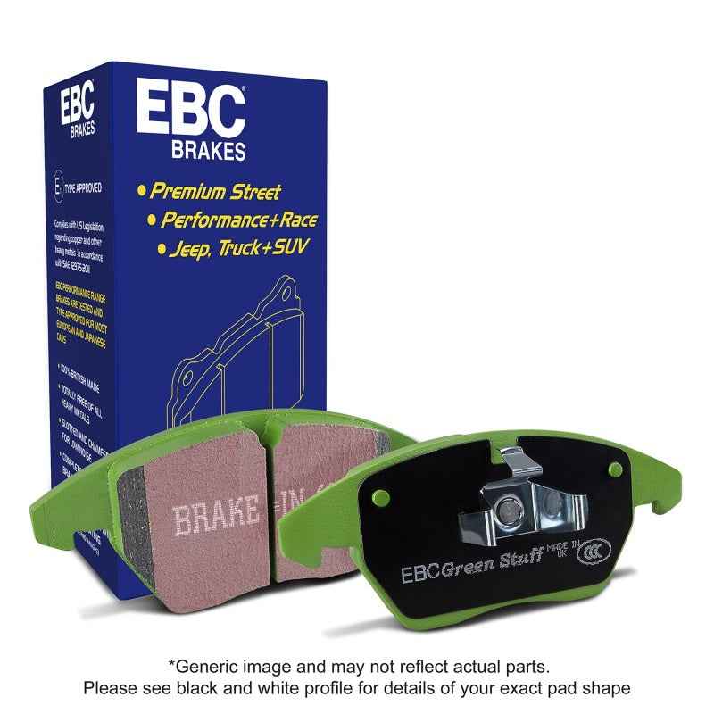 EBC 98-07 Lexus LX470 4.7 Greenstuff Rear Brake Pads