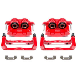 Power Stop 98-02 Chevrolet Camaro Front Red Calipers w/Brackets - Pair for high performance car tuning