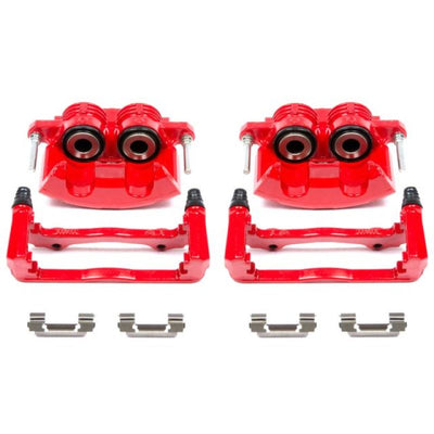 Power Stop 98-02 Chevrolet Camaro Front Red Calipers w/Brackets - Pair for high performance car tuning