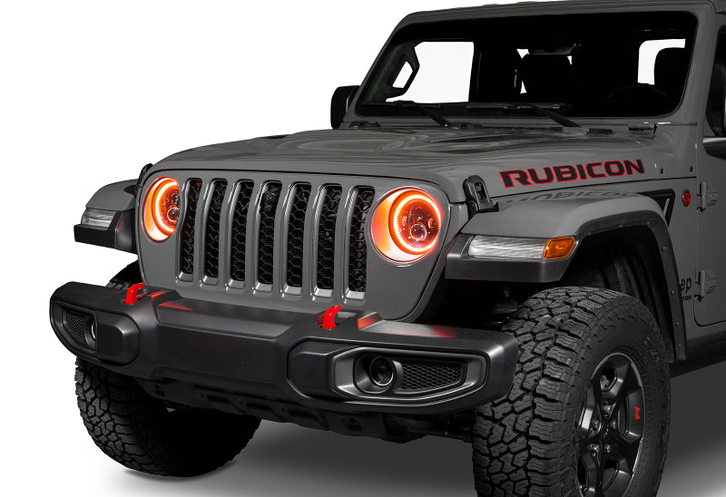Oracle Jeep Wrangler JL/Gladiator JT 7in. High Powered LED Headlights (Pair) - Dynamic from DTX Performance